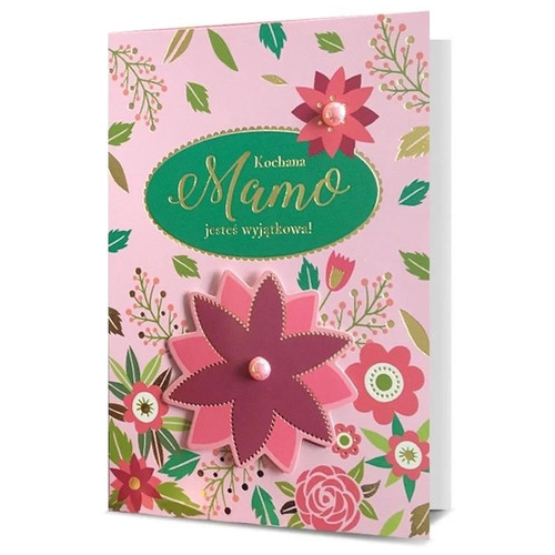 Karnet dzień matki - karnet, b6
