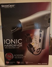 Silvercrest ionic Hairdryer,2000W, BN, Boxed