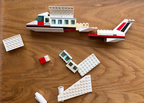 Vintage lego aeroplane parts - vintage,