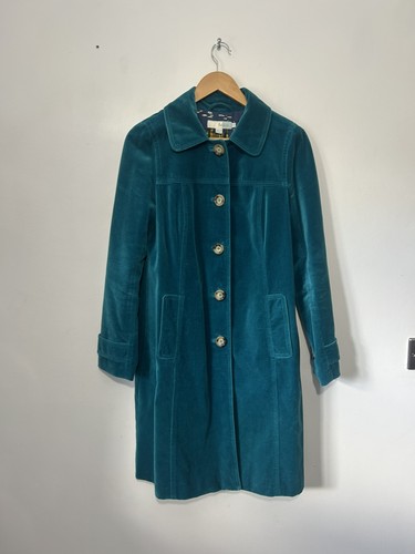 Boden blue teal velvet long - teal,