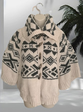 M&S Ladies Poncho Soft Wool