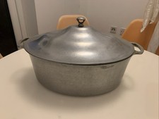 Aluminum Ware Oval Roaster Dutch Oven W/ Lid 13x9x5