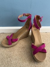 Hot Pink Suede Ugg Platform