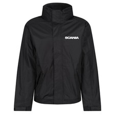 Scania Lorry Waterproof Windproof Hooded Fleece Lined Jacket Regatta Dover