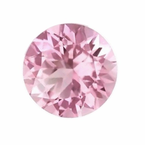 Pink tourmaline 5mm - pink, 2.5mm