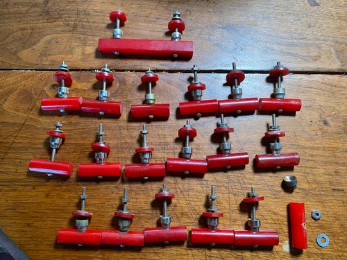 Red bakelite knobs 1 - &,