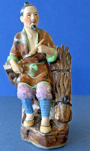Vintage chinese shiwan mud man - vintage,