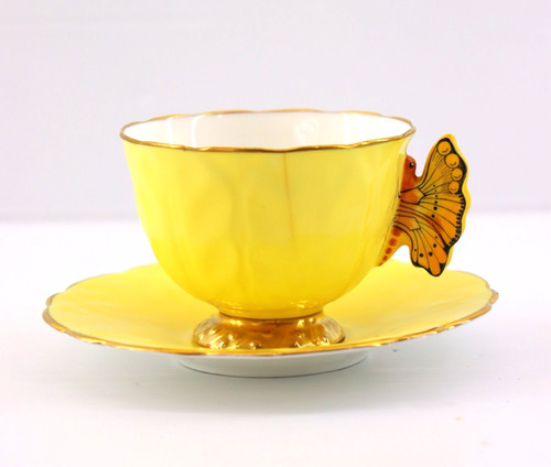 Aynsley yellow butterfly - yellow,