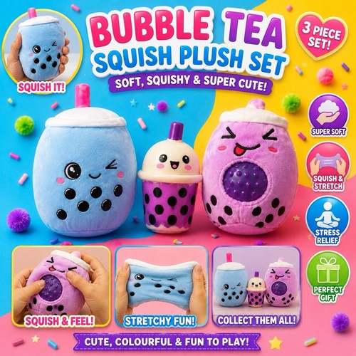 Bubble tea squish plush - tea,