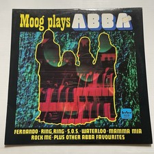 Moog plays abba vinyl record - moog,