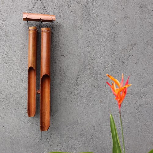Bamboo windchime natural - -,