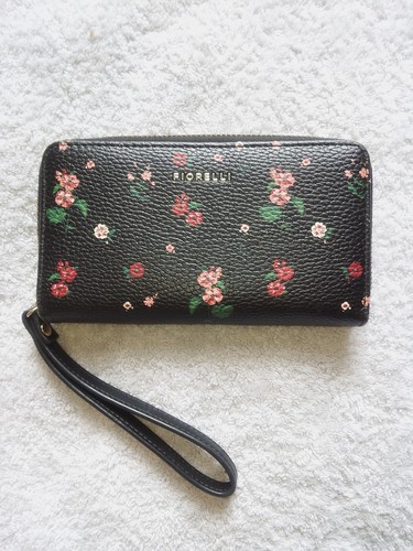 Fiorelli black floral - floral, zip