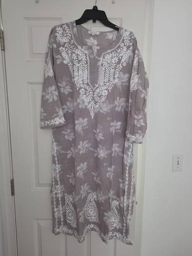 Chikankari kurti - chikankari,