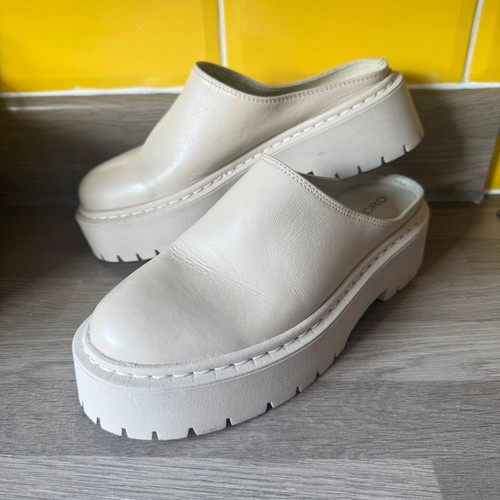 Pilcro slip mules cream - slip, on