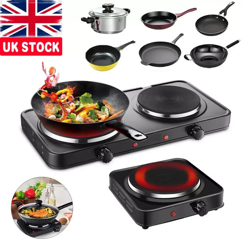 Double hot plate portable - hot,