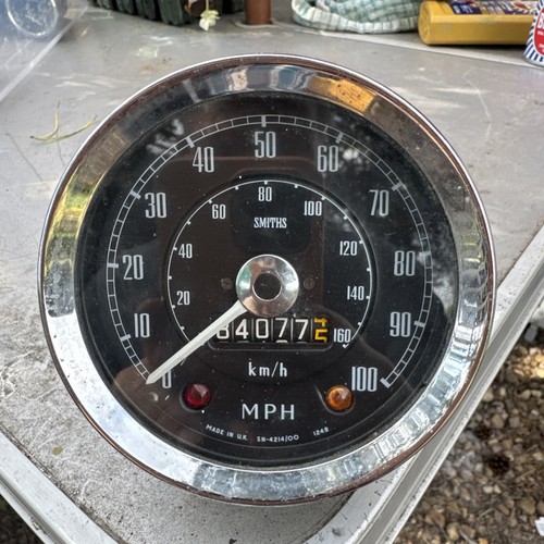 Vintage smiths speedometer - smiths,