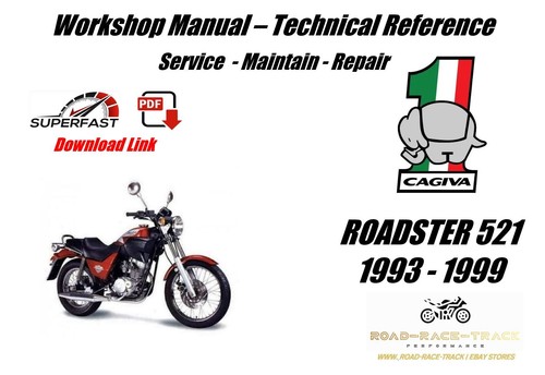 Cagiva roadster 521 service - 521,