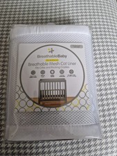 Breathable Mesh Cot Liner. By