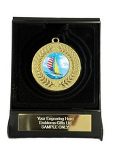 Sailing Yachting 50mm Gold