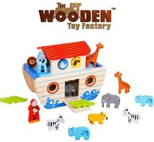 UK Noah S Ark Playset Wooden Shape Sorter Educational Toy Style Na Fast Shippin