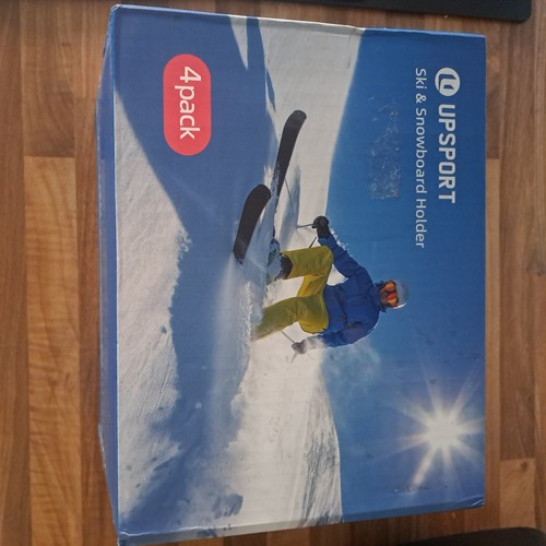 Ski wall mounted rack hanger - wall, rack/hanger