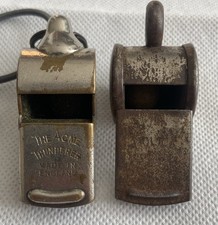 2 Vintage Whistles The Acme Thunderer & The Police Special Both Used Condition
