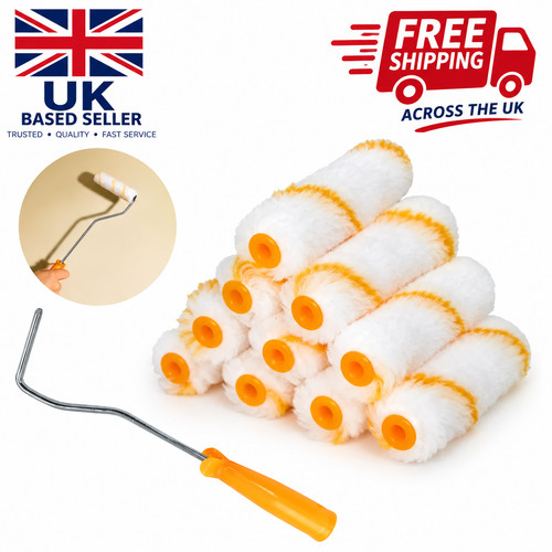 10pcs wall paint roller brush - 10pcs,