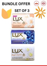 LUX Soap Bar For Invigorated Indulgent Skincare Mixed Scents 80g Set Of 3