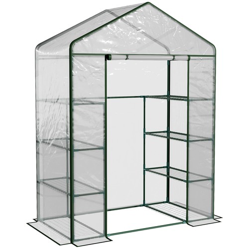 Walk greenhouse tier - walk, in
