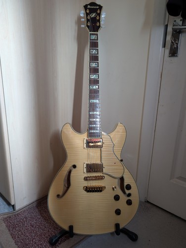 Ibanez as103 natural flame - ibanez,