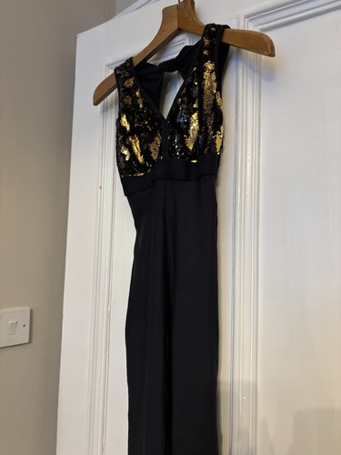 Women black gold sequin - &,