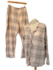 M&S Pink Mix Check Fleece