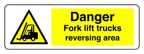 Danger fork lift trucks - danger,
