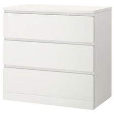 IKEA MALM Chest of Drawers 2 3