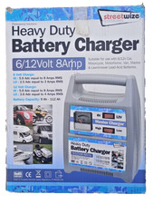 Streetwize Automatic Heavy Duty Battery Charger 6/12V Car Motorcycle 12 Amp