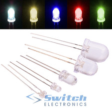 Constant Flashing Flickering LED Diode 1.8mm 3mm 5mm 8mm 10mm Clear Lens