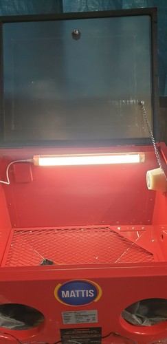 Sand blast cabinet led - blast, light