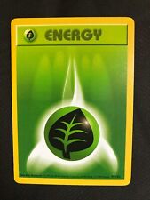 Pokemon Cards: Base Set Shadowless Common: Grass Energy 99/102