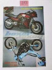 KAWASAKI BOXER 600KLR NINJA DOMINATOR 900 MOTORCYCLE BROCHURE SINGLE SHEET