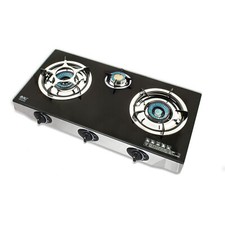 Portable gas stove - 3, burner