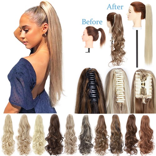 Thick claw ponytail - thick, in