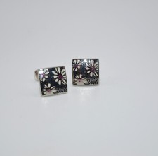 Duchamp London  Mens's cufflinks  Floral design,  BRAND NEW unmarked&unworn