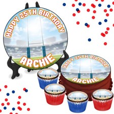 Rugby Goal Posts Sky