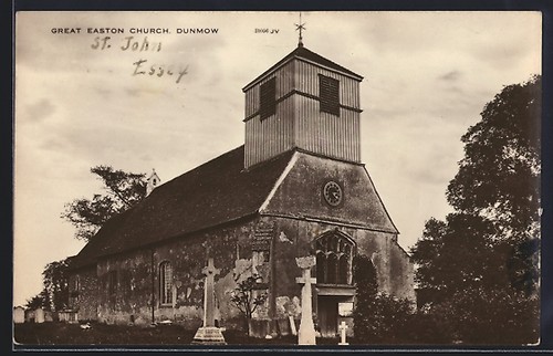 Postcard dunmow great easton - postcard, dunmow,