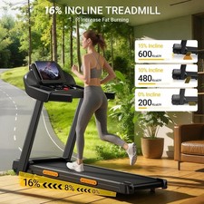 16% Incline Folding Treadmill