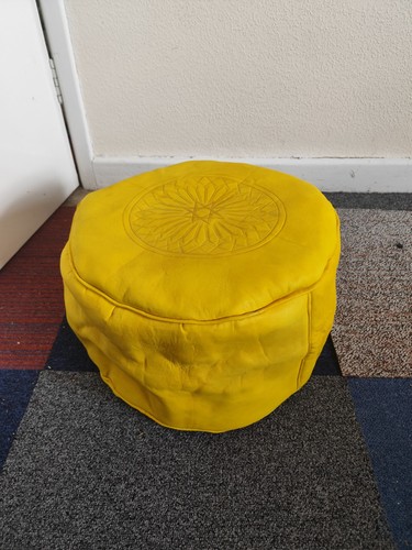 Handmade moroccan yellow - moroccan,