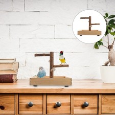 Portable Wooden Bird Perch