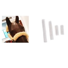 Prettyia Chin Noseband Cover Fleece Sleeve Protection