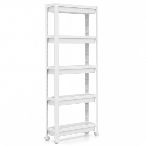 Costway tier slim rolling - 5-tier,