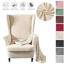 Wingback Chair Covers 2 Pcs